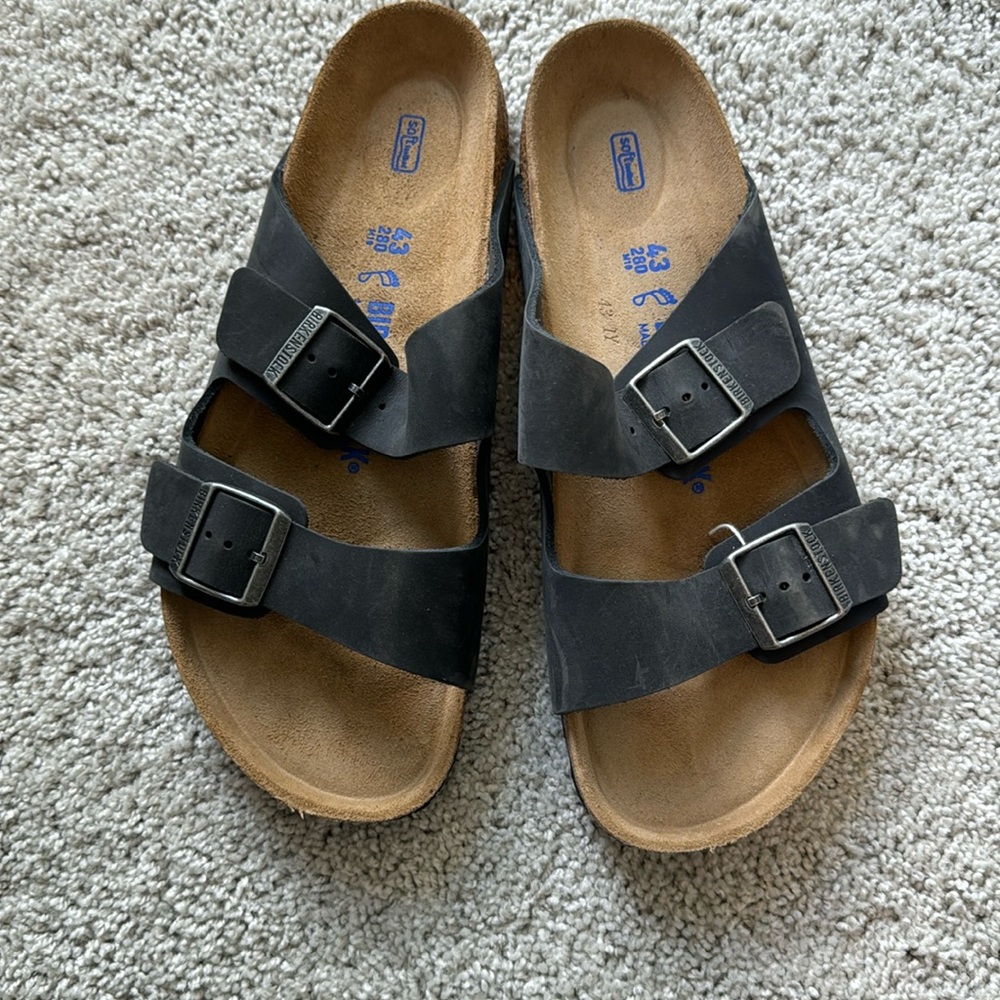 Men’s Birkenstocks sandals.
